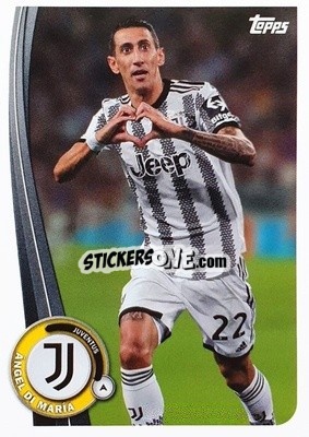 Sticker Angel Di Maria - Juventus 2022-2023
 - Topps