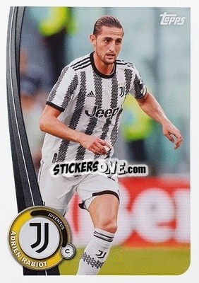 Sticker Adrien Rabiot - Juventus 2022-2023
 n. JU-12 - Topps