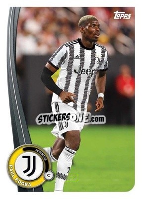 Sticker Paul Pogba - Juventus 2022-2023
 n. JU-13 - Topps
