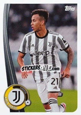 Sticker Kaio Jorge - Juventus 2022-2023
 n. JU-20 - Topps