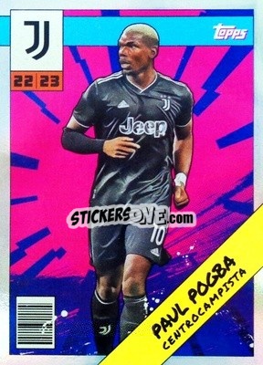 Sticker Paul Pogba - Juventus 2022-2023
 n. JUH-2 - Topps