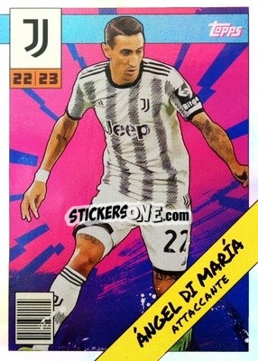 Sticker Angel Di Maria - Juventus 2022-2023
 n. JUH-5 - Topps