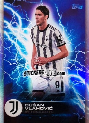 Sticker Dusan Vlahovic - Juventus 2022-2023
 n. JUS-1 - Topps