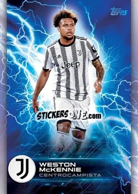 Sticker Weston McKennie - Juventus 2022-2023
 n. JUS-4 - Topps