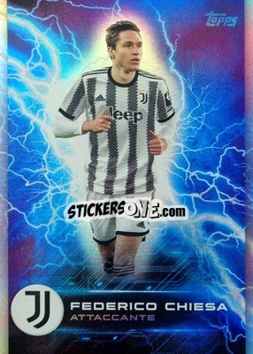 Sticker Federico Chiesa - Juventus 2022-2023
 n. JUS-5 - Topps