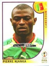 Sticker Pierre Njanka - FIFA World Cup Korea/Japan 2002 n. 370 - Panini