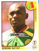 Figurina Geremi Njitap - FIFA World Cup Korea/Japan 2002 - Panini