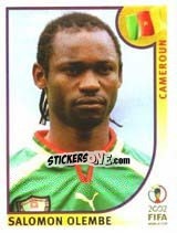 Cromo Salomon Olembe - FIFA World Cup Korea/Japan 2002 - Panini