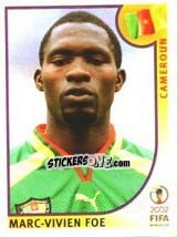 Cromo Marc-Vivien Foe - FIFA World Cup Korea/Japan 2002 - Panini