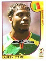 Figurina Lauren Etame - FIFA World Cup Korea/Japan 2002 - Panini