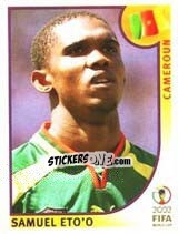 Sticker Samuel Eto'O - FIFA World Cup Korea/Japan 2002 n. 383 - Panini