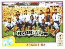 Sticker Team Photo - FIFA World Cup Korea/Japan 2002 - Panini