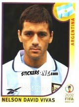 Sticker Nelson David Vivas - FIFA World Cup Korea/Japan 2002 - Panini