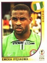 Cromo Emeka Ifejiagwa - FIFA World Cup Korea/Japan 2002 - Panini