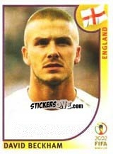 Sticker David Beckham - FIFA World Cup Korea/Japan 2002 - Panini