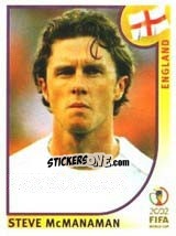 Sticker Steve McManaman - FIFA World Cup Korea/Japan 2002 - Panini