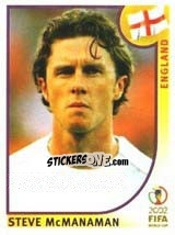 Cromo Steve McManaman - FIFA World Cup Korea/Japan 2002 - Panini