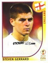 Figurina Steven Gerrard - FIFA World Cup Korea/Japan 2002 - Panini