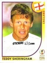 Figurina Teddy Sheringham - FIFA World Cup Korea/Japan 2002 - Panini