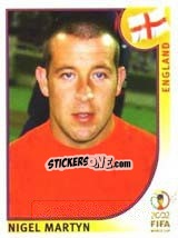 Sticker Nigel Martyn - FIFA World Cup Korea/Japan 2002 - Panini