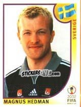 Figurina Magnus Hedman - FIFA World Cup Korea/Japan 2002 - Panini