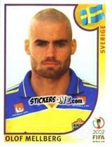 Sticker Olof Mellberg - FIFA World Cup Korea/Japan 2002 - Panini