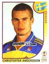 Cromo Christoffer Andersson - FIFA World Cup Korea/Japan 2002 - Panini