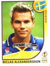 Sticker Niclas Alexandersson - FIFA World Cup Korea/Japan 2002 - Panini