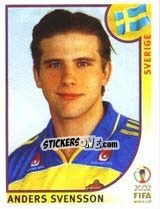 Figurina Anders Svensson - FIFA World Cup Korea/Japan 2002 - Panini