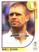 Sticker Niall Quinn - FIFA World Cup Korea/Japan 2002 - Panini