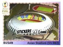 Figurina Busan - Asian Stadium - FIFA World Cup Korea/Japan 2002 - Panini