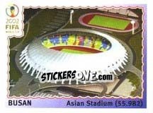 Sticker Busan - Asian Stadium - FIFA World Cup Korea/Japan 2002 n. 6 - Panini