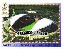 Sticker Gwangju - World Cup Stadium - FIFA World Cup Korea/Japan 2002 n. 9 - Panini