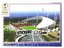 Sticker Seogwipo - Jeju World Cup Stadium - FIFA World Cup Korea/Japan 2002 - Panini