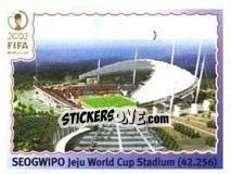 Sticker Seogwipo - Jeju World Cup Stadium - FIFA World Cup Korea/Japan 2002 n. 12 - Panini
