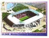 Sticker Ulsan - Munsu Football Stadium - FIFA World Cup Korea/Japan 2002 n. 14 - Panini