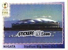 Sticker Niigata - Stadium Big Swan - FIFA World Cup Korea/Japan 2002 n. 19 - Panini