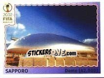 Sticker Sapporo - Dome - FIFA World Cup Korea/Japan 2002 n. 23 - Panini