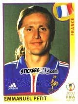 Cromo Emmanuel Petit - FIFA World Cup Korea/Japan 2002 - Panini