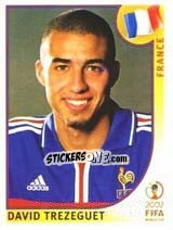 Sticker David Trezeguet - FIFA World Cup Korea/Japan 2002 n. 40 - Panini