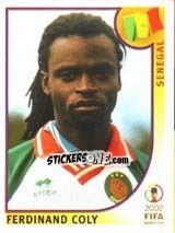 Sticker Ferdinand Coly - FIFA World Cup Korea/Japan 2002 n. 49 - Panini