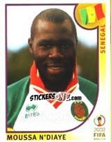 Sticker Moussa N'Diaye - FIFA World Cup Korea/Japan 2002 n. 52 - Panini