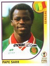 Sticker Pape Sarr - FIFA World Cup Korea/Japan 2002 n. 53 - Panini