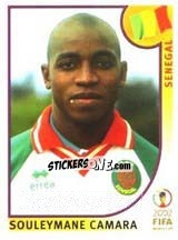 Sticker Souleymane Camara - FIFA World Cup Korea/Japan 2002 - Panini