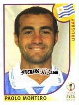 Cromo Paolo Montero - FIFA World Cup Korea/Japan 2002 - Panini