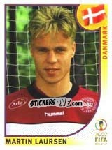 Figurina Martin Laursen - FIFA World Cup Korea/Japan 2002 - Panini