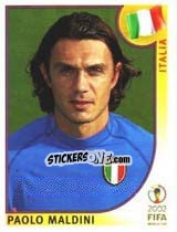 Figurina Paolo Maldini - FIFA World Cup Korea/Japan 2002 - Panini