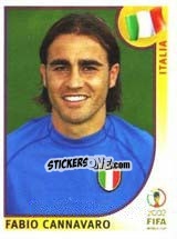 Cromo Fabio Cannavaro - FIFA World Cup Korea/Japan 2002 - Panini