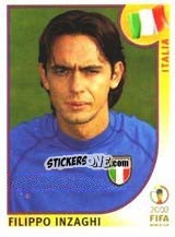 Cromo Filippo Inzaghi - FIFA World Cup Korea/Japan 2002 - Panini