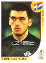 Cromo Stipe Pletikosa - FIFA World Cup Korea/Japan 2002 - Panini